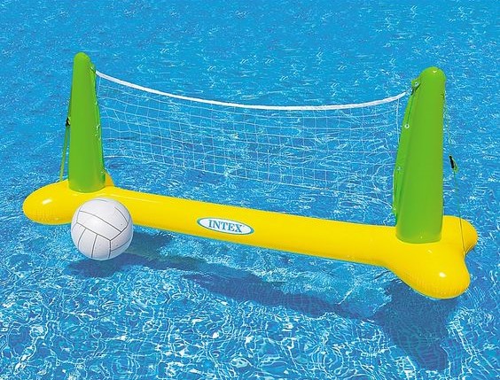Надувная сетка Intex для волейбола. Аксессуар в бассейн